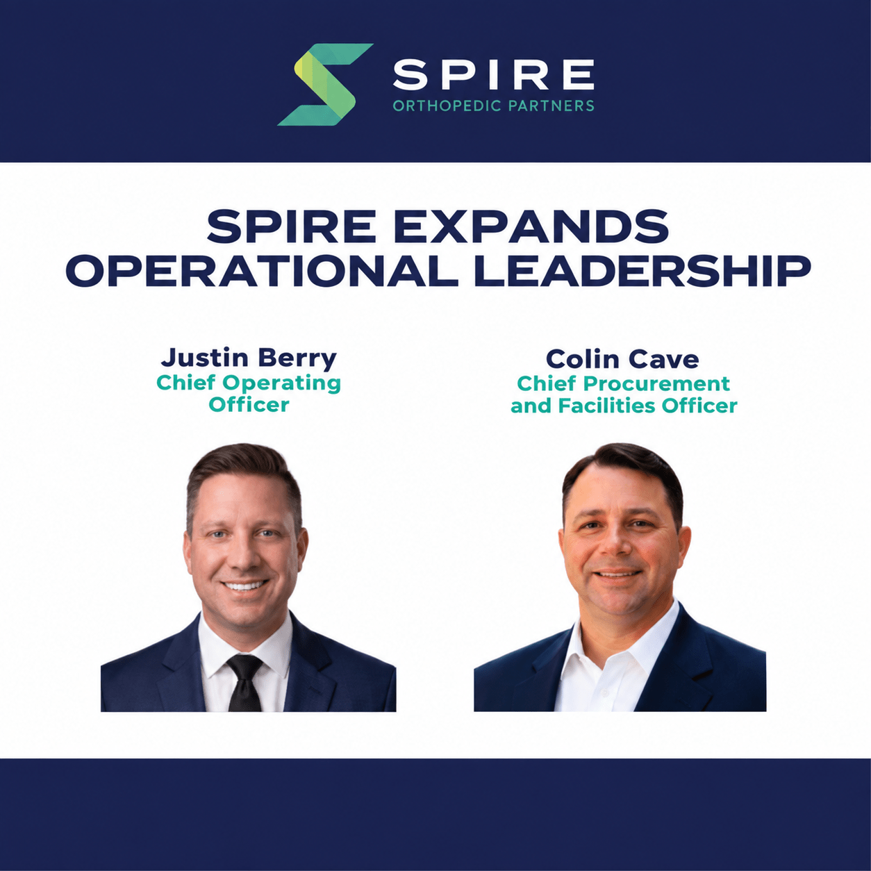 Spire Orthopedic Partners Expands Operational Leadership